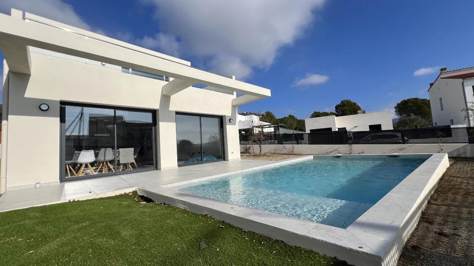 Casa Moderna Roses Con Piscina Y Jardin Mas Bosca, Roses Villa Palau Saverdera Dış mekan fotoğraf