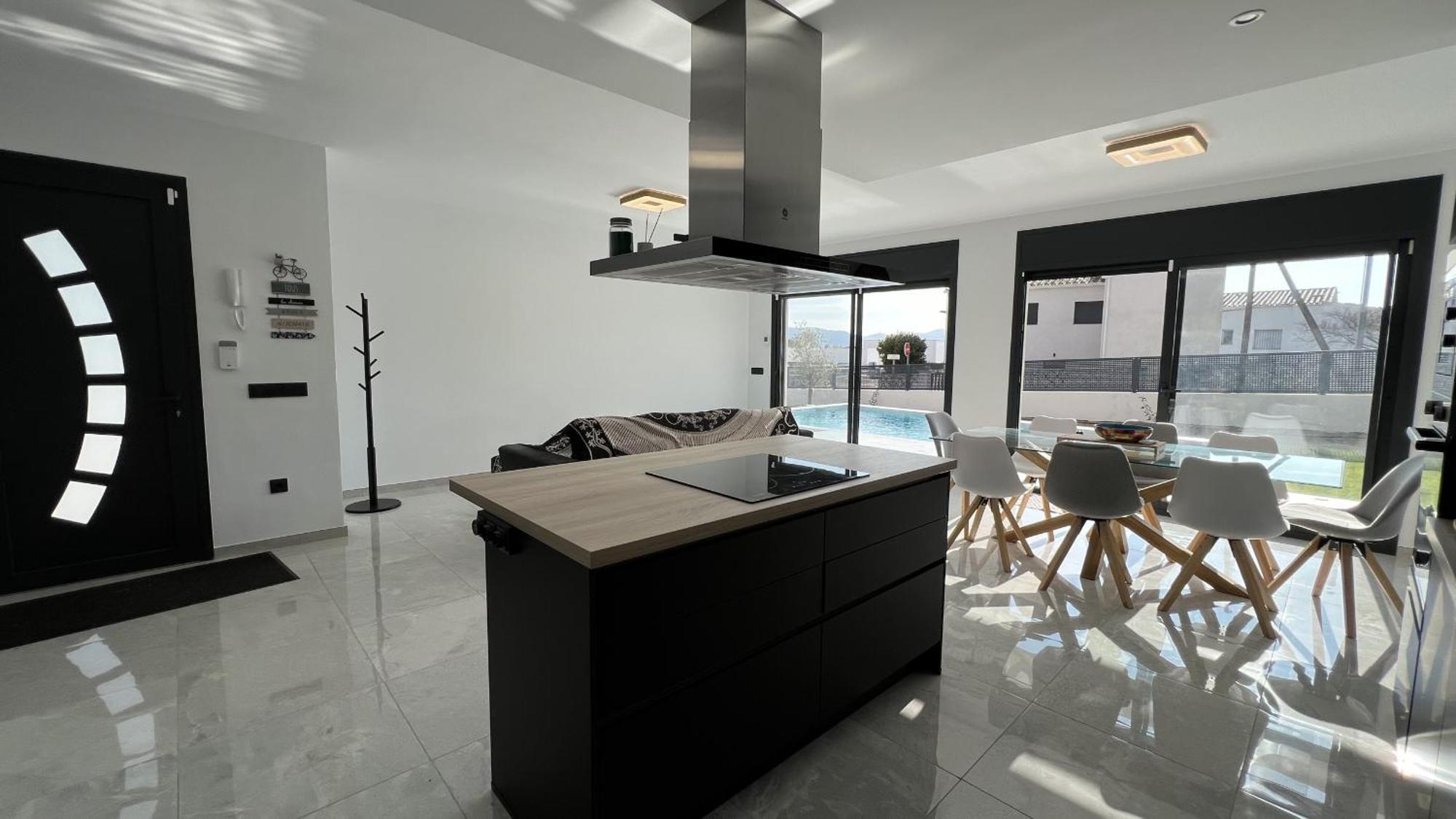Casa Moderna Roses Con Piscina Y Jardin Mas Bosca, Roses Villa Palau Saverdera Dış mekan fotoğraf