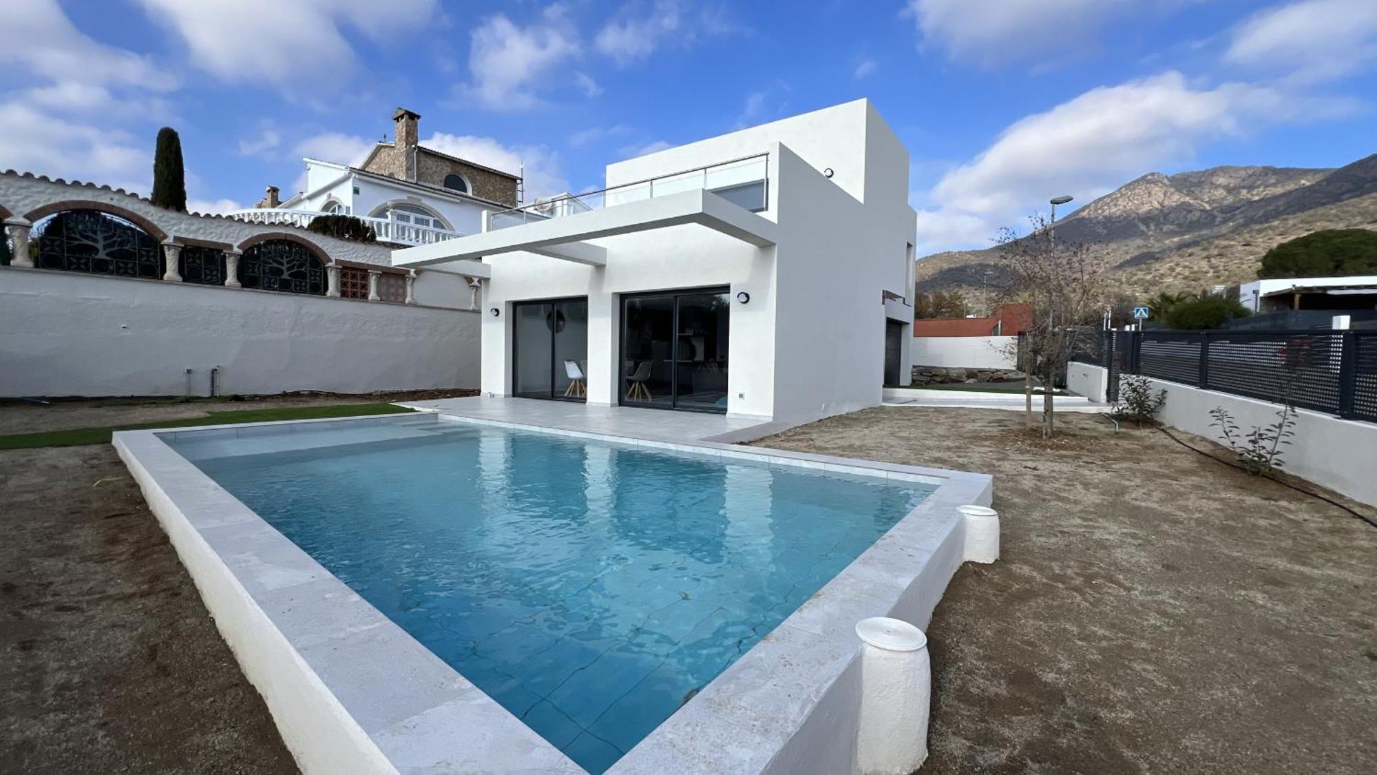 Casa Moderna Roses Con Piscina Y Jardin Mas Bosca, Roses Villa Palau Saverdera Dış mekan fotoğraf